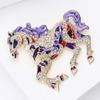Horse Christmas Ornaments Sparkly Rhinestone Horse Hanging Decoration Acrylic Christmas Tree Ornament for Winter Xmas Party Supplies Holiday Home