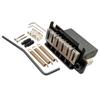 Musiclily Pro 10.8mm Two-Point Style Tremolo Bridge Unit with Stainless Steel Saddles and Full Steel Block for Japanese Imported Strat Guitars, Black
