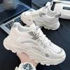 Breathable Soft-soled Platform Shoes 2024 New Men's Shoes Mesh Running Casual Sports Shoes Trendy Versatile Dad Shoes