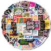 50 Inspirational English Phrase Stickers DIY Mobile Phone Case Suitcase Notebook Skateboard Water Cup Creative Stickers