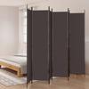 VidaXL Room Divider 6 Panels Folding Room Separator Privacy Screen Partition Living Room Decoration 350207