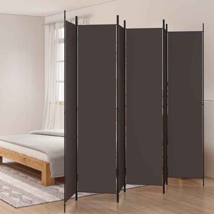VidaXL Room Divider 6 Panels Folding Room Separator Privacy Screen Partition Living Room Decoration 350207