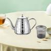 Stainless Steel Tea Kettle 1500ml Tableware Teaware Teapot Stovetop for Camping Outdoor