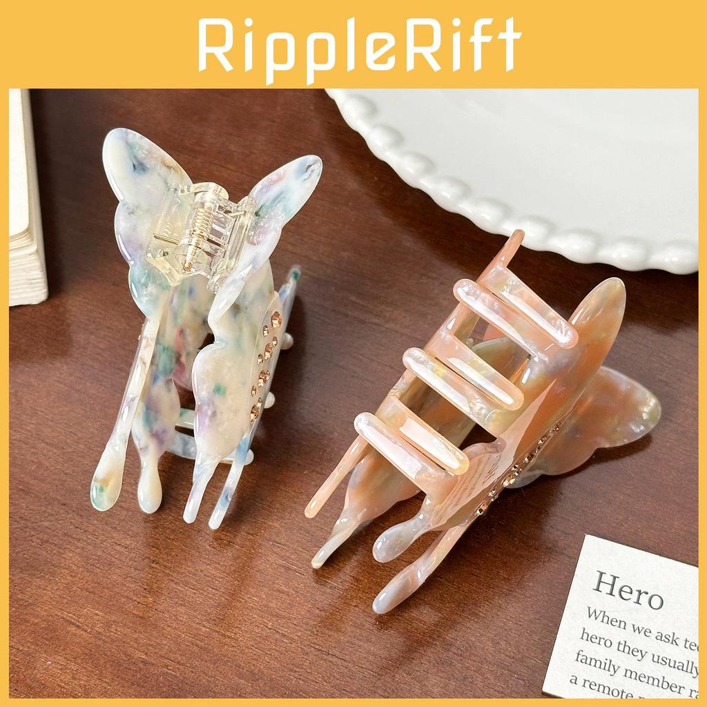 Fashionable And Stylish Rhinestone Butterfly Hair Clip Perfect For Everyday Use