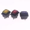 1 Piece T85 6Pin On Off On 12V 220V Red Green Blue Light Kcd4 Heavy Duty 16A 250Vac 30X22Mm Waterproof Rocker Push Switch