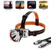 Powerful LED Headlamp USB Rechargeable Waterproof Head Flashlight 3 Modes Portable Outdoor Fishing Camping Light Torch