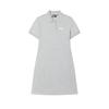 Original Solid Color American Vintage Versatile Polo Dress Women Dresses Gray F51W529316F-MG