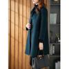 Stylish Women's Double-Sided Wool Coat, Medium-Long, Slim Fit, 2024 Spring/Autumn Collection