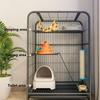 Window Openable Mesh Cat Cages Creative Pet Villa Duplex Luxury Cat Dog House Large Capacity Indoor Cat Cage for Household Use