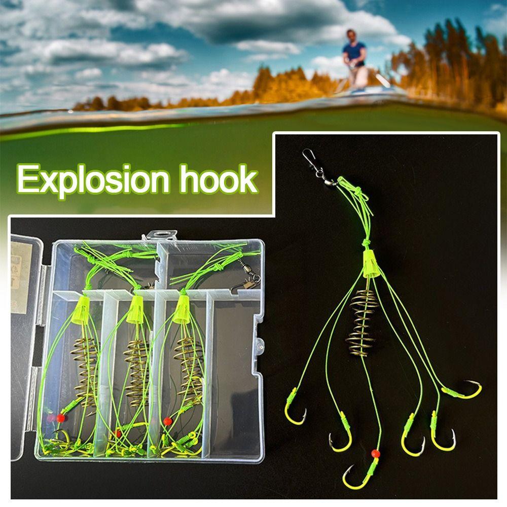Carbon Steel Bait Fishhooks Hanging Tackle Stainless Steel Feeder hook Fishing Bait Fishing