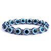 10mm Lucky Blue Evil Eye Bracelet Palm Butterfly Owl Elephant Pendant Charm Crystal Resin Beaded Bracelets for Women Men Jewelry
