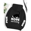 Casual Woman Men Hoodies Nope Not Today Cute Cat Printing Pullovers Loose Pocket Warm Fleece Sweatshirts Autumn Female Clothing