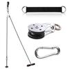 Fitness Pulley Cable System DIY Loading Pin Lifting Triceps Rope Machine Workout Adjustable Length Home Gym Sport Accessories