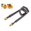 RP-SMA Male To RP-SMA Female 1-pack Flat Coaxial Extension Pigtail 25cm