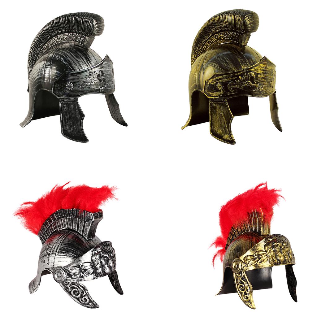 Adult Knight Helmet Ancient European Role Playing Greek Roman Knight Hat Carnival Party Cosplay Performances Costume