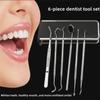 Stainless Steel Dental Tool Set: Includes Tweezers, Mouth Mirror, Probe for Dentist and Assistant Use