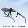 Polarized Cycling Sports Glasses Frame For Men and Women Fashion Trend TR90 Flip Cover Optical Prescription Sunglasses