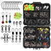 Fishing Tackles Set Professional Replacement Fittings Outdoor Fisherman Angling Kit Accessories with Storage Box