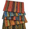 5 Pcs/set Colored Printing Fabrics Ethnic Style Pattern Striped Bronzing Handmade Patchwork Set Soft Breathable Diy Printed Cloth