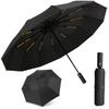 JOYTOKEN Folding Parasol with UV Protection and Light X 96cm Diameter X Compact Light Automatic Suitable for Sun and Folding Parasol with UV