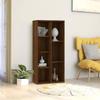 VidaXL Bookcase Brown Oak 50x25x106 Cm 815446