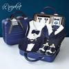 Royal Blue Baby Boy Gentleman Suit Gift Set for Autumn/Winter - Perfect for First Birthday, Full Moon, or Hundred Days Celebration