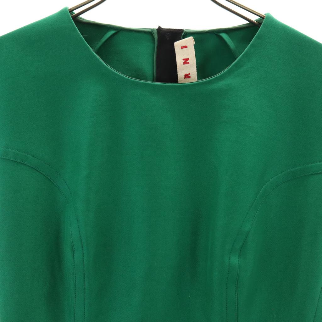 Marni Made In Italy No Sleeve One Piece 36 Green Women Used
