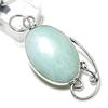 Aquamarine Gemstone Handmade 925 Sterling Silver Gift Jewelry Pendant 2.29" M1h78