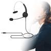 Corded Telephone Headset Business Headphone Mono Phone Computer Headsets for