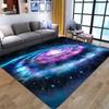 Green Flame Flannel Rug Horrible Skull Carpets Antislip Living Room Large Boys Room Mat Home Hot Sale Fashion 3D Printing Carpet