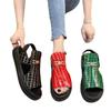 Summer New Large Size Women Sandals Fashion Thick Sole Metal Buckle Casual Beach Sandals Shoes for Women Sandalias