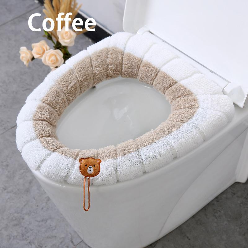 Universal Soft Toilet Cover Toilet Ring Toilet Seat Cushion Thick Household Closestool Cover Mat