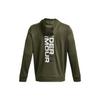 Fleece Graphic Print Hoodie Men Tops Green 1379745-390