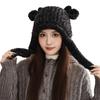 New Elk Ear Hat for Women In Autumn and Winter Sweet and Cute Pullover Hat Outdoor Cold Warm Hat Casual Plush Hat