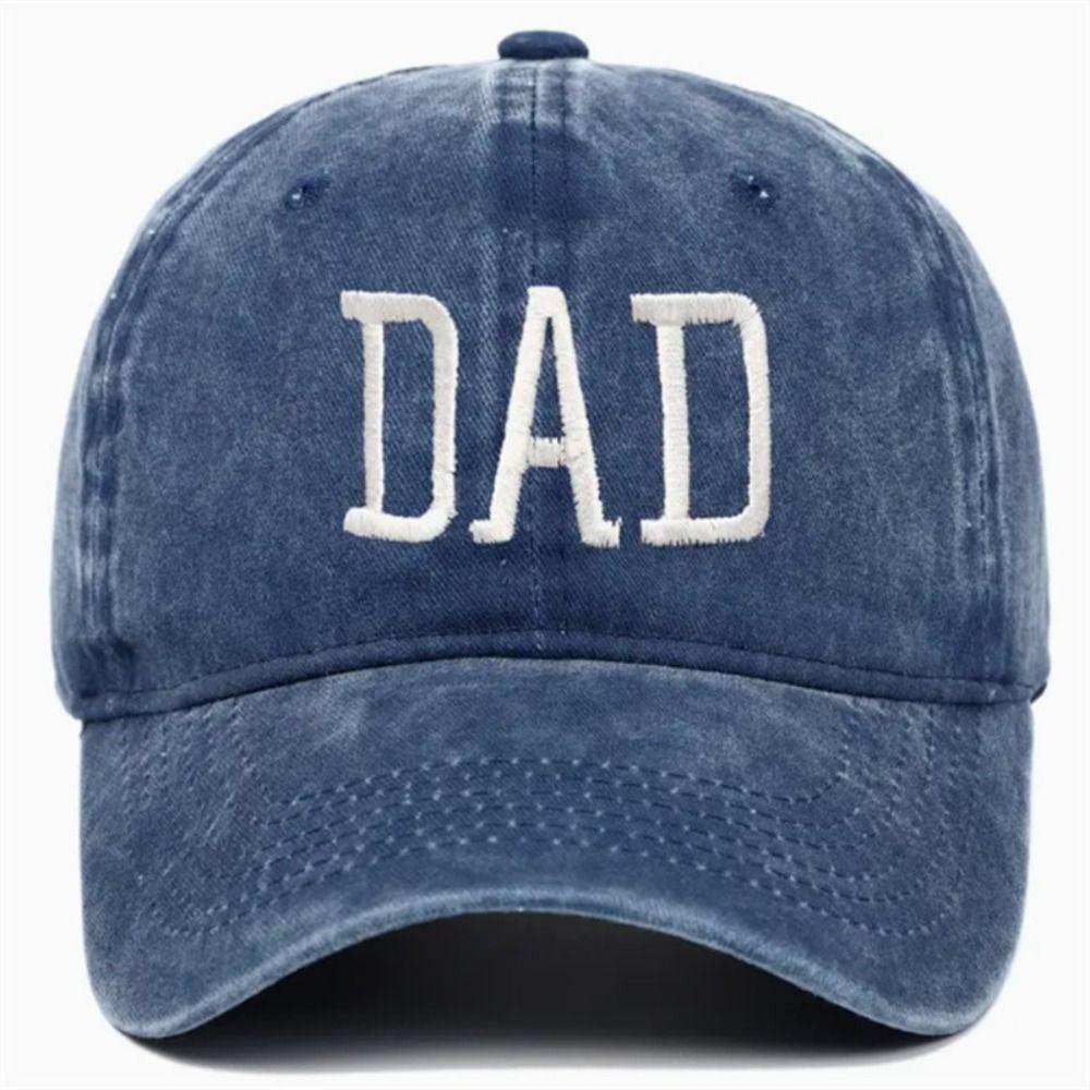 Vintage DAD MOM Embroidery Baseball Caps Adjustable Baseball Hats Men Women Distressed Faded Cap