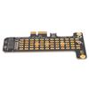 NVMe M.2 to PCIE X1 Riser Card Aluminum Heat Transfer Design Half Height Baffle NVMe PCIE Adapter for Win for Desktop