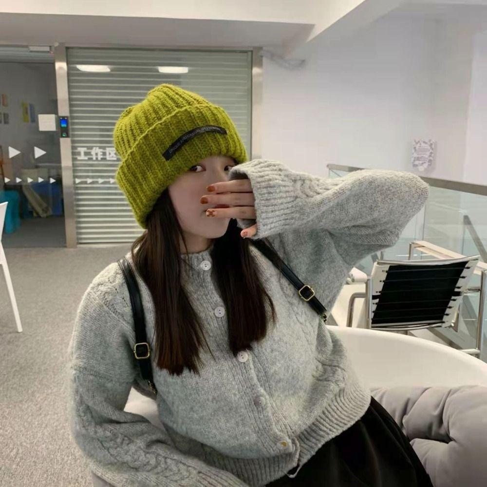 Woman/Men Knitted Beanies Multi Colors Female Beanie Caps High Quality Warmer Bonnet  Outdoor