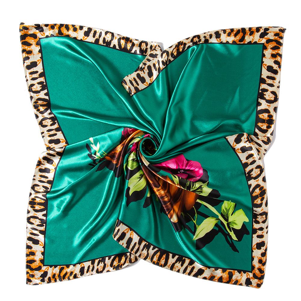 High-quality Luxurious Silk Scarves Headband Scarfs Neck Scarf For Women Chain Silk Scarf Women's Decorative Shawl