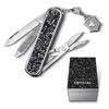 VICTORINOX Classic SD Brilliant Crystal Swiss Army Knife Multifunctional Knife Outdoor Camping Scissors with Flathead Screwdriver Equipped with Nail