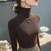 German Velvet High Collar Women's Top: Stylish Double-Face Long Sleeve for Autumn-Winter