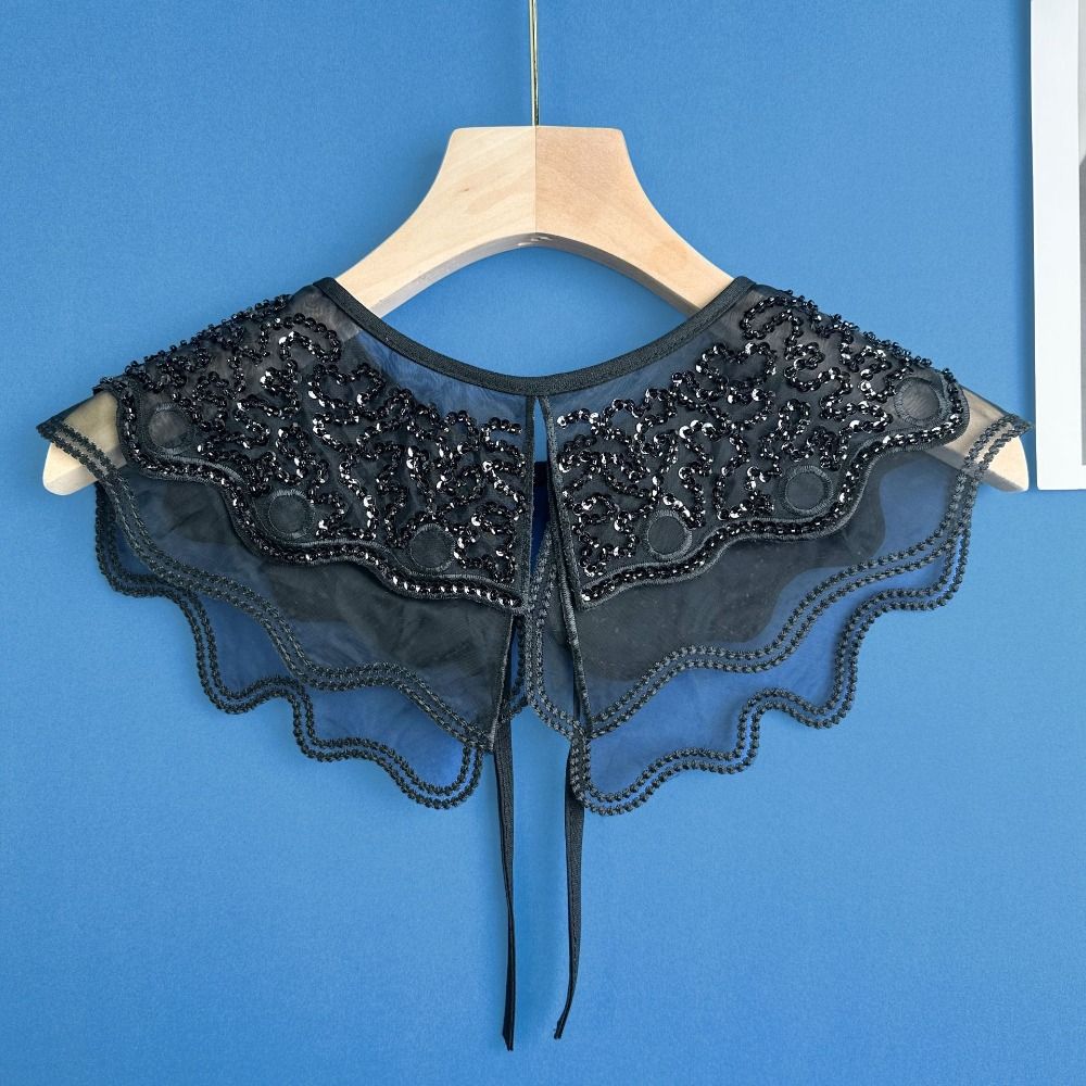 Поддельный воротник Динчжу Шаль воротник Платье Блузка Декор Передняя планка Воротник Новый Поддельный воротник