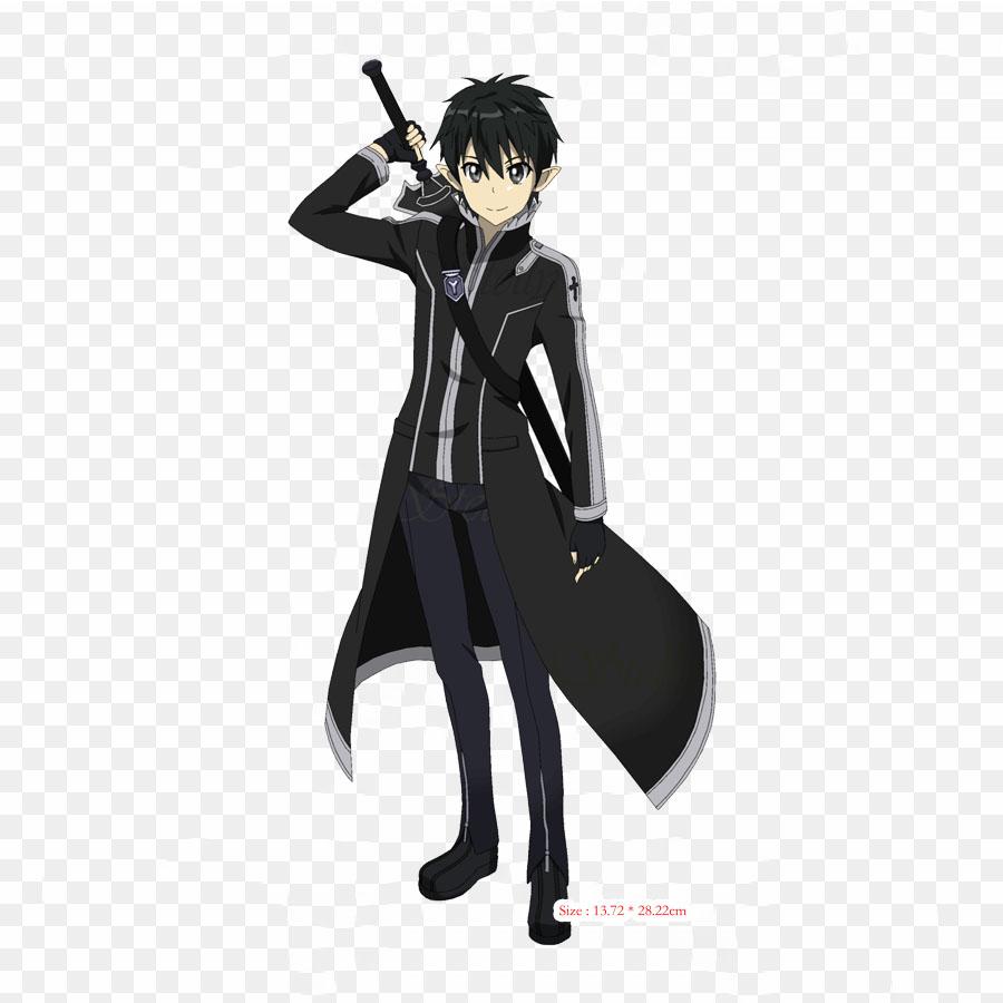 Alfheim Online Asuna Asuna Kirito Iron On Patches For Clothing Applique Stickers On Clothes Heat-Sensitive Custom Patch