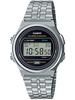 Casio Standard Vintage Watch Unisex Classic Quartz Digital Metal Silver Black A171WE-1A [Item]
