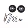 2Pcs Luggage Suitcase Replacement Wheels Axles Repair Parts 40*18Mm