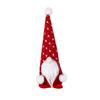 New Christmas Nordic Forester Knitted Hat Sitting Doll Ornaments Rudolph White Beard Faceless Doll