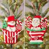 Christmas Series Decorations Soft Pottery Pendant Cute Angel Candy Tree Hangable Charm Ornament Garden Yard Xmas Party Supplies