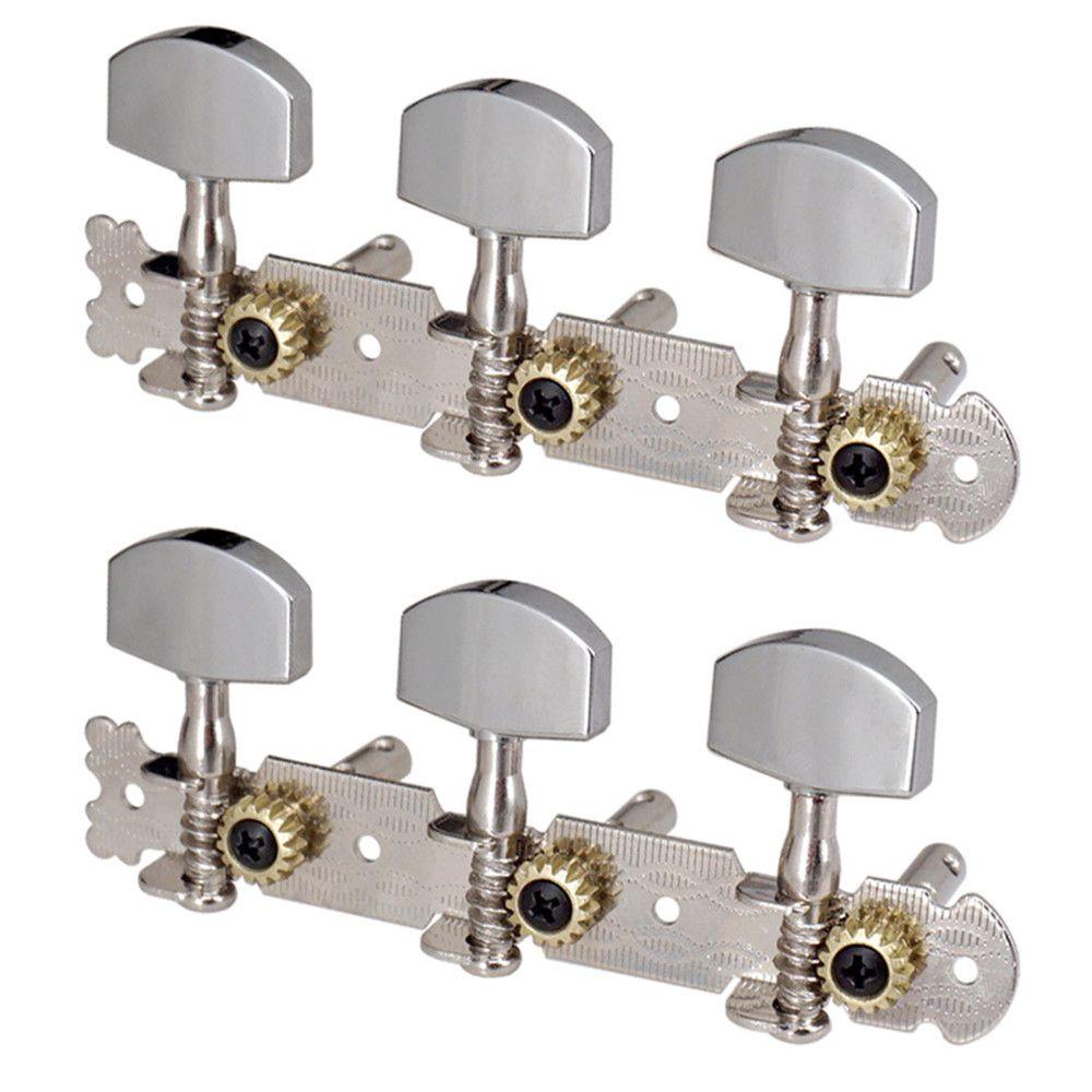 Knob Replacement Machine Heads Tuners Bass Guitar Tuning Pegs Folk Guitar Accessories L R Triplet