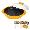 Sold RANGEMATE PRO RANGEMATE PRO Microwave Cooking Utensil with Recipe Book Technology Grilled Grilled Round Rangemate Grill [Directly Product]