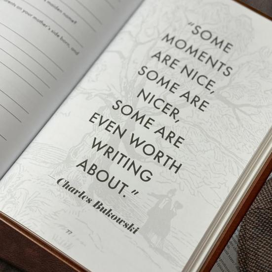 Dad I Want To Hear Your Story Journal Soft-Touch Faux Leather Notebook