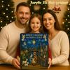 2025 Road To Bethlehem Advent Calendar 24 Acrylic Ornaments with Biblical Themes Christmas Tree